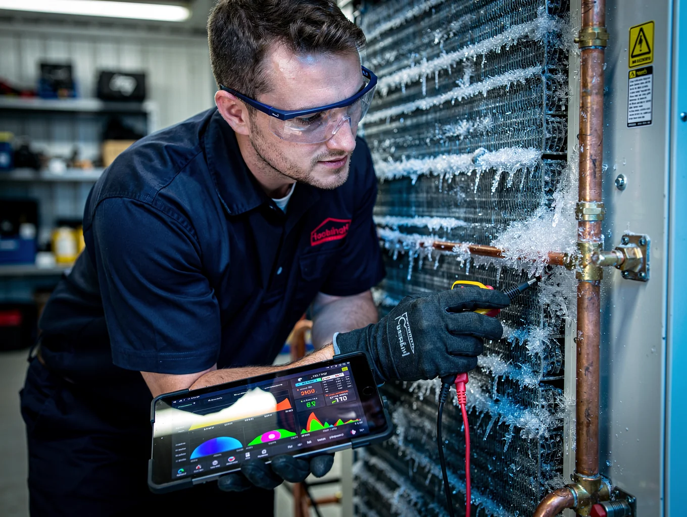 Technician Darius Jenkins ready for appliance and HVAC repair service