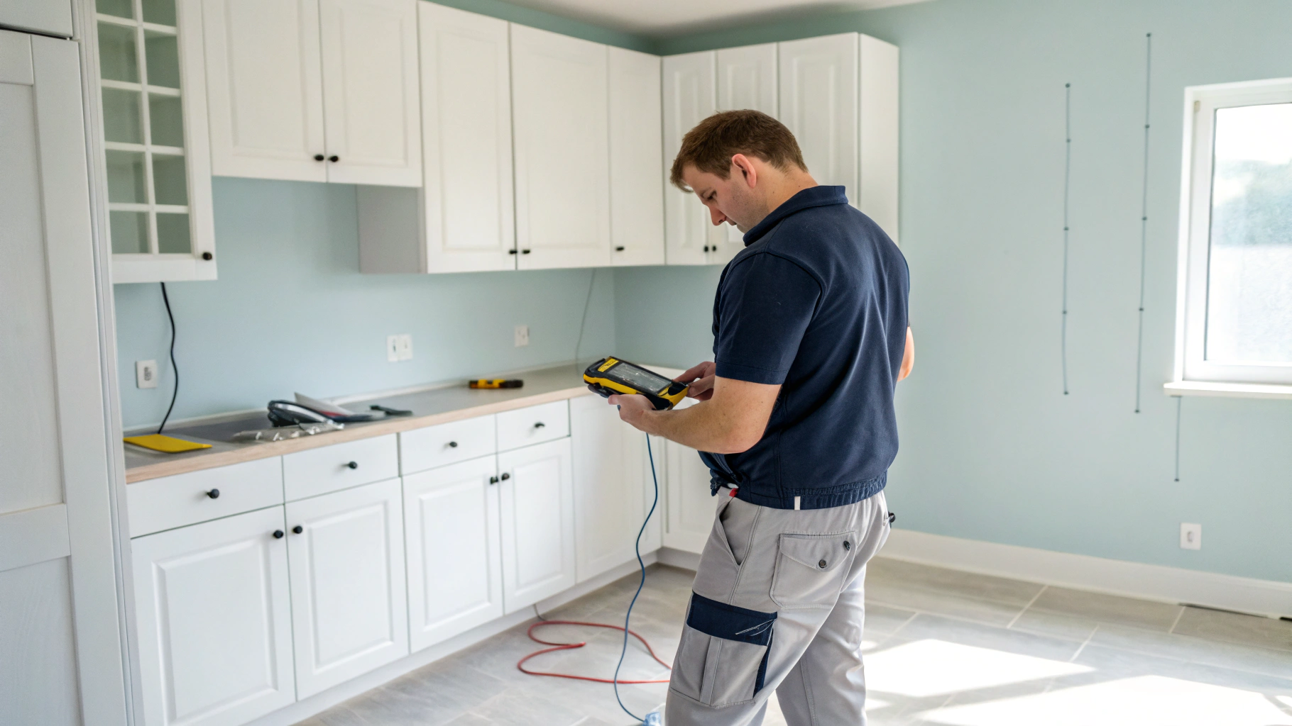 South Fulton professional technician servicing a refrigerator unit